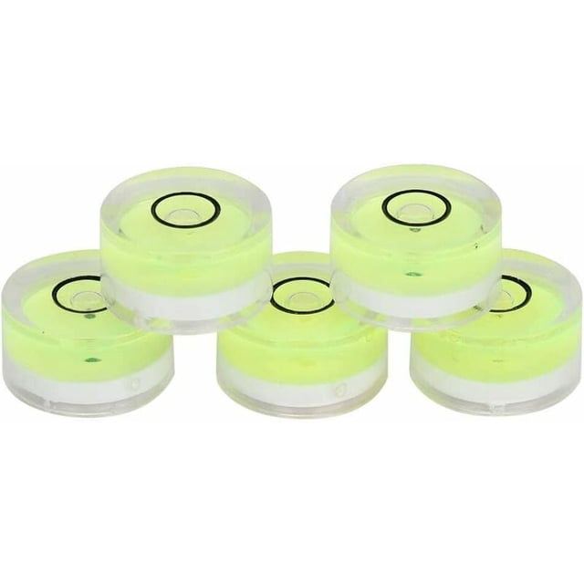 20 piezas nivel Circular de 15mm nivel de burbuja redondo Mini nivel burbuja redonda para balanza para calibración de equilibrio Horizontal