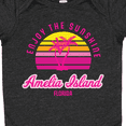 thumbnail image 4 of Inktastic Summer Enjoy the Sunshine Amelia Island Florida in Pink Boys or Girls Baby Bodysuit, 4 of 5