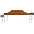 thumbnail image 4 of American Phoenix 10x20 ft Brown Pop up Canopy Tents Backyard Instant Sun Shelter, 4 of 5