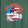 thumbnail image 3 of Disney - Mickey Americana Baseball - Women's Lightweight French Terry Long Sleeve Shirt, 3 of 5