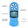 thumbnail image 7 of 8 in 1 Handheld Digital Anemometer Wind Speed/Temperature/Humidity/Wind Chill/Heat Index/Dew Point/Barometric Pressure/Altitude Meter with LCD Backlight--Blue, 7 of 7