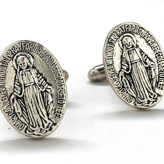 Perfect Cufflinks Faith Guadalupe Jesus God Virgin Cufflinks