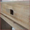 thumbnail image 4 of 47in Rustic Wood Coffee Table with 3 Drawers – Spacious Storage for Entryways & Living Rooms, Versatile Farmhouse/Modern Design, 4 of 15