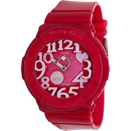 Casio Women's Baby-G BGA130-4B Pink Resin Quartz Watch