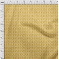 thumbnail image 3 of oneOone Cotton Flex Yellow Fabric Geometric Bandhani Craft Projects Decor Fabric Printed By The Yard 40 Inch Wide, 3 of 4