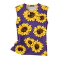thumbnail image 4 of Mode Femmes Impression Décontractée V-Cou Manches Courtes T-shirt en Vrac Tops Floral Print Femmes Tops Femmes Manches Courtes Tops Femmes, 4 of 4