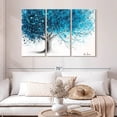 thumbnail image 2 of Elephant Stock Wild Ocean Tree Wall Art - Horizontal Multi Panel Canvas - Living Room Wall Decor - Floral And Botanical Multi Panel - Blue And White Decor By Ashvin Harrison - 50" x 32", 2 of 8