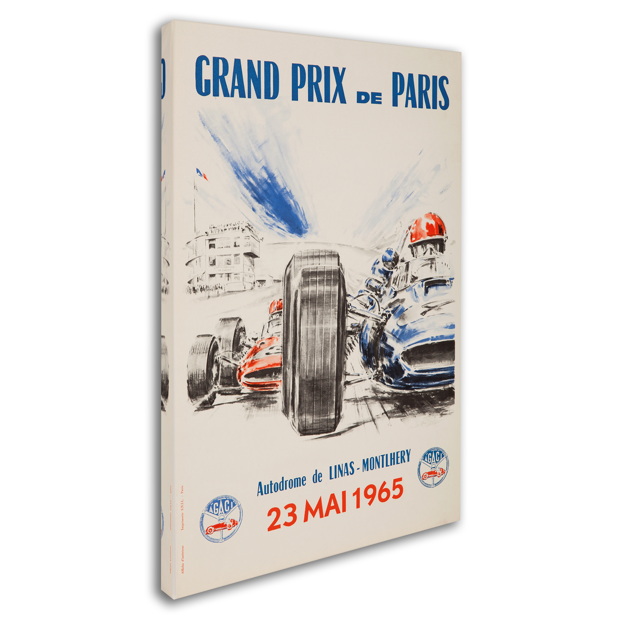 Trademark Fine Art 'Racing 8' Canvas Art by Lantern Press