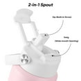 thumbnail image 6 of MYONAZ Insulated Water Bottle with Lantern 18oz Stainless Steel Flask with Detachable Rechargeable Camping Light, Perfect for Home and Outdoors (Pink), 6 of 10
