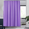 thumbnail image 6 of 70 inch Long Shower Curtain Liner, EVA Heavy Duty Longer Bath Clear Shower Liner with 12 Hooks, Waterproof Odorless Clear Bathroom Shower Curtains - Purple, 6 of 6