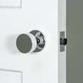 thumbnail image 6 of Viaggio Cloclo_Psg_238 Circolo Solid Brass Passage Door Knob Set - Black, 6 of 7