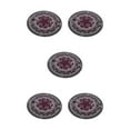 thumbnail image 2 of ZheElen Cartoon Rug - Classic Style Easy To Clean Non-toxic Anti-skid Particles Safe Round Carpet White Line Starts 60cm 5Set, 2 of 6
