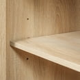 thumbnail image 6 of Christopher Knight Home 48" Boho Bathroom Vanity with Ceramic Sink, Natural Rattan Cabinet Doors and 5 Drawers, 6 of 16