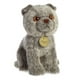 thumbnail image 1 of Peluche Aurora Miyoni Gris Detalle Realista 9 Pulgadas, 1 of 5