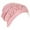Pink, variant on Headband for Graceful Ladies Fashion Flower Head Hat Cap Ethnic Bohemian Floral Hair Cover Wrap Turban Headwear Turban Cap Pleated Hat Women's Accessories Brown