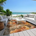 thumbnail image 3 of Dalyn Rugs Machine Washable Indoor/Outdoor Chantille Orange 2'6" x 3'10" Rug, 3 of 9
