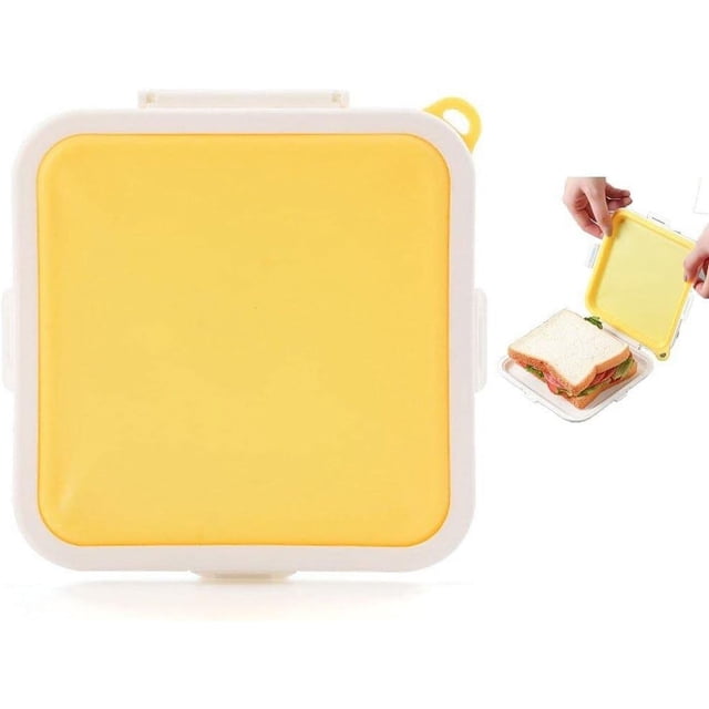 Jinsinto Sandwich containers Reusable food storage containers with lids, sandwich containers for
