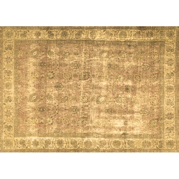 Ahgly Company Indoor Rectangle Persian Brown Traditional Area Rugs, 2' x 5'