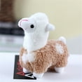 thumbnail image 5 of YujiCraft Llama Plush Keychain Pendant, Alpaca Stuffed Animal Keyring for Girls Boys Bag Charm,Khaki, 5 of 5