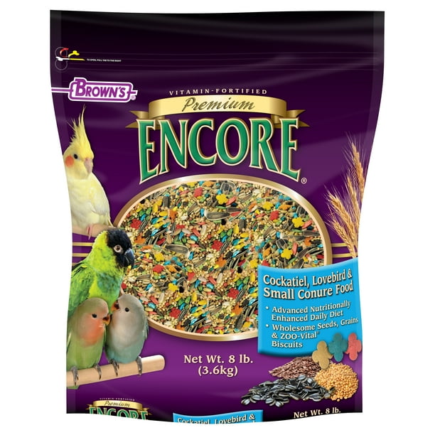 Encore Premium Cockatiel Food, 8 lb.