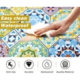 thumbnail image 5 of Boho Kitchen Rugs Anti Fatigue Kitchen Rugs and Mats Non Skid Washable Cushioned Kitchen Mats for Floor Bohemian Colorful Rugs for Sink Laundry Bathroom,Set of 2,17.3 X28+17.3 X 47 Inch, PVC, 5 of 6