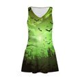 thumbnail image 4 of Summer Dress for Women,Dress for Women,Womens Summer Fashion Printing Pocket Sleeveless V-Neck Dress,Womens Summer Dress,Womens Summer Dress, 4 of 5