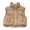 Khaki, variant on Joernso Winter Women Coat Stand Collar Zipper Closure Long Sleeves Pure Color Windproof Heat Retention Padded Down Coat Men Slim Fit Outdoor Jacket