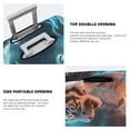 thumbnail image 3 of Fuzoiu Blue Dragon And White Tiger Print Suitcase Cover,Washable Luggage Covers for Suitcase,Elastic Luggage Protector Cover,Scratch Resistant Travel Suitcase Covers-Small, 3 of 7