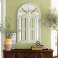 thumbnail image 7 of Arched Window Wall Mirror Cottage Chic White 42" x 25" by Aspire, 7 of 7