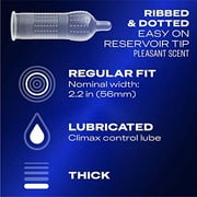Durex Performax Intense Natural Rubber Latex Condoms, Regular Fit, 24 Count, Contains Desensitizing Lube for Men, FSA & HSA Eligible (Packaging May Vary)