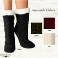 thumbnail image 3 of Britt's Knits Beyond Soft Chenille Knit Non-Slip Slipper Socks, 3 of 5