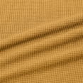 thumbnail image 5 of VISALY Long Sleeve Shirts Pullover Sweatshirts V Neck Waffle Knit Sweatshirt Oversized Sweatshirt Lightweight Fashion Sweatshirt Basic Sweatshirts Tunic Tops Yellow M, 5 of 9