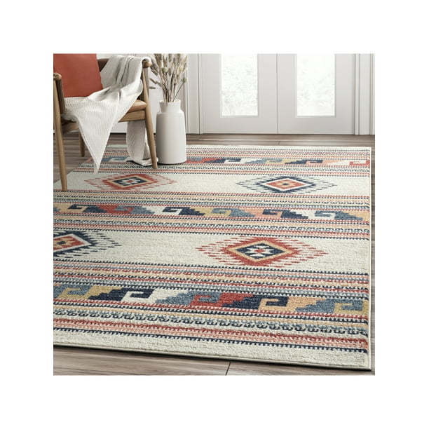 Abani Rug Sedona SED190A Southwestern Diamond Pattern Area Rug