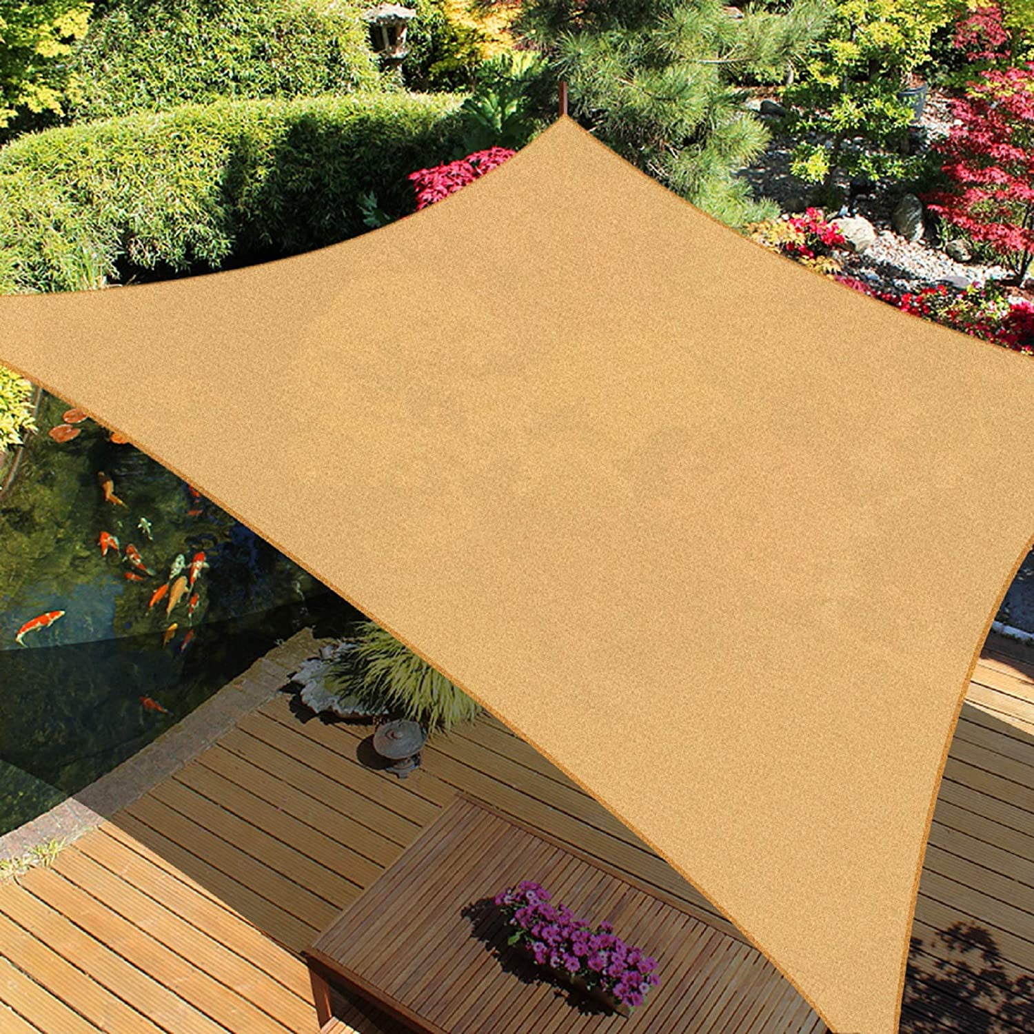 2pack Shatex 90% Sun Shade Fabric for Pergola Cover Porch Vertical Screen 8'x12' 