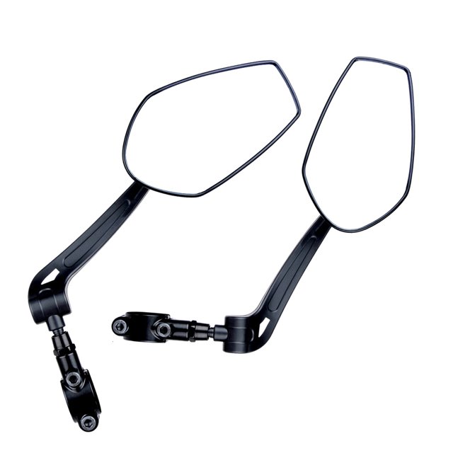 Soidarity Reflector de manillar de bicicleta, espejo retrovisor para bicicleta de montaña, bicicleta eléctrica, espejo de ángulos ajustables de amplio Bicicletas eléctricas links+rechts