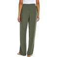 thumbnail image 2 of Three Dots Women's Elastic Pull On Pant with Pockets (US, Alpha, Medium, Regular, Regular, Green), 2 of 4