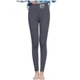 thumbnail image 2 of Xuniizn Fleece Lined Leggings Women, High Waisted Full Length Winter Thermal Leggings, Stretchy Soft Cozy Warm Yoga Pants, S-2XL, 2 of 9