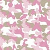 Springs Creative Fleece Camo Pink Mist Fabric, per Yard