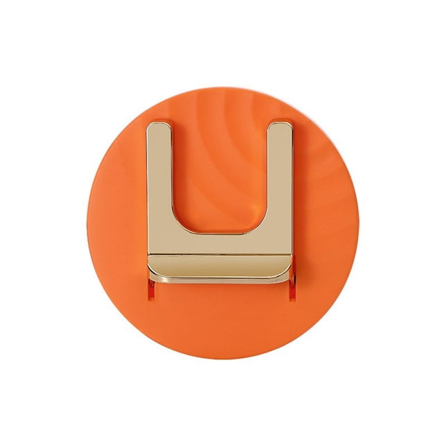Soporte de almacenamiento para secador de pelo de plástico montado en la pared plegable para el hogar, dormitorio, baño, organizador, estantes Almacenamiento y organización del hogar Naranja Bewildely HA066043-03