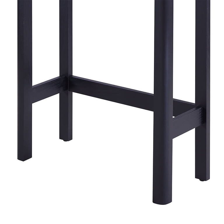 Beautiful Fluted Over-The-Toilet Storage Cabinet, Rich Black