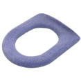 thumbnail image 1 of Winter Solid Color Washable Knitted Toilet Seat Cushion - No Handle, 1 of 5