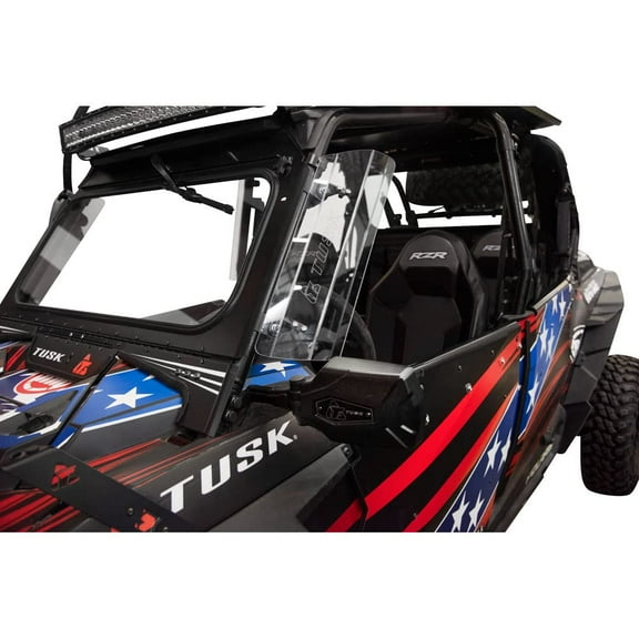 Tusk Wing Vent Kit 20 inch Wing with 1 3/4 inch Roll Cage Clamps for Polaris RZR XP 4 Turbo S 2019-2021