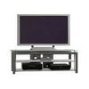 Bush Industries Platinum Mist VS44161-03 - Stand - for flat panel - metal, glass - metallic gray - screen size: 60"