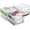 Transparent White, variant on Plastic Storage Bags with Easy-Glide Zipper, Pack of 6, Durable Clear Vinyl Zippered Storage Bags for Clothes Sweaters Comforters Blankets Sheets Bedding (15.7 x 13.8 x 3.9 Inch, Transparent White)