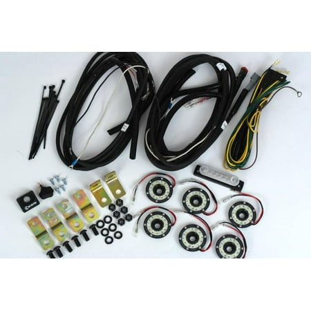 - KC HiLites 2007-2016 Jeep Wrangler JK Cyclone LED Rock Light Kit 6 Pack Red 91027