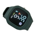 thumbnail image 2 of enjoywould Electronic Watch Battery-operated Adjustable Comfortable Shockproof Wear-resistant Precise Time Square Dial Student Sports Digital Wristwatch for School, 2 of 5