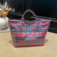 thumbnail image 5 of Women's Tote Bags,Waterproof Plaid Lightweight Large Shoulder Handbag,for Women Ladies,for Shopping Beach Travel Daily Use, 5 of 6