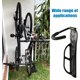 thumbnail image 5 of Portabicicletas para pared de garaje, almacenamiento en el hogar para bicicletas, colgador ajustable para bicicletas, paquete de 2 soportes de pared para bicicletas, sistema de garaje vertic, 5 of 5