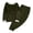 Army Green, variant on Women Fleece Pajama Sets Fuzzy Sherp Lined Pullover Tops and Thick Warm Loungewear Pants