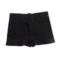 thumbnail image 2 of HAJWOH Women Seamless High Waist Ribbed Band Soft Stretch Safety Shorts Tummy Control Flat-cut Underwear for Dresses and Skirts, 2 of 5